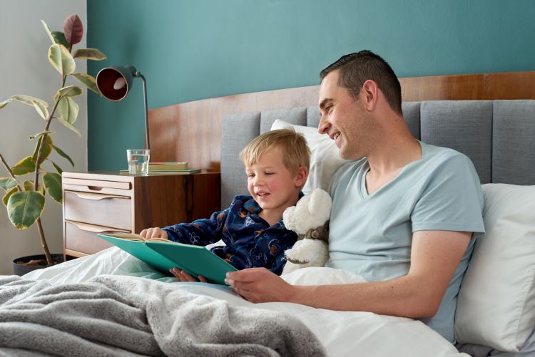 bedtime routine sleep reading