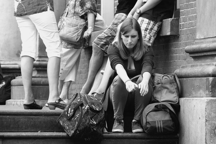 disappointment lonely girl