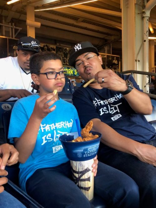 pregaming at the yankee game