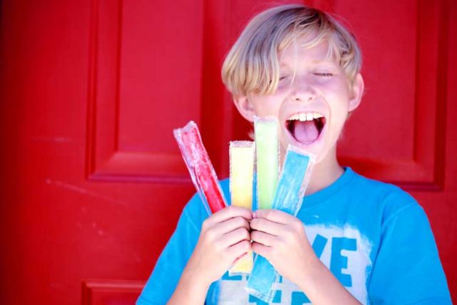 parenting fails child ice pops